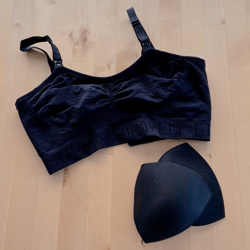 Kindred Bravely black size S nursing & pumping bra